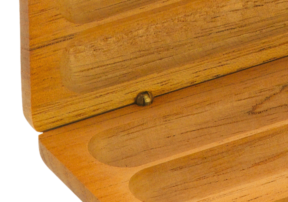 Drilled-in hinge